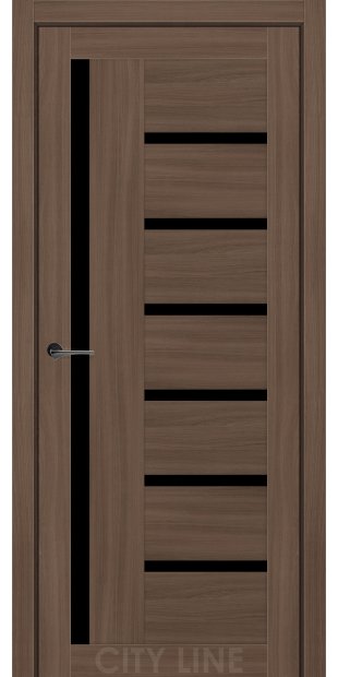 Межкомнатные двери CityLine Express AMADEA korfad-express-amadea-dub-sevilya-bravo-collection-s-cernym-steklom